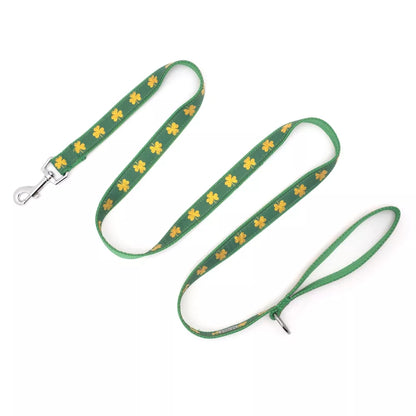Clover Pattern Fashion Dog Walking Leash