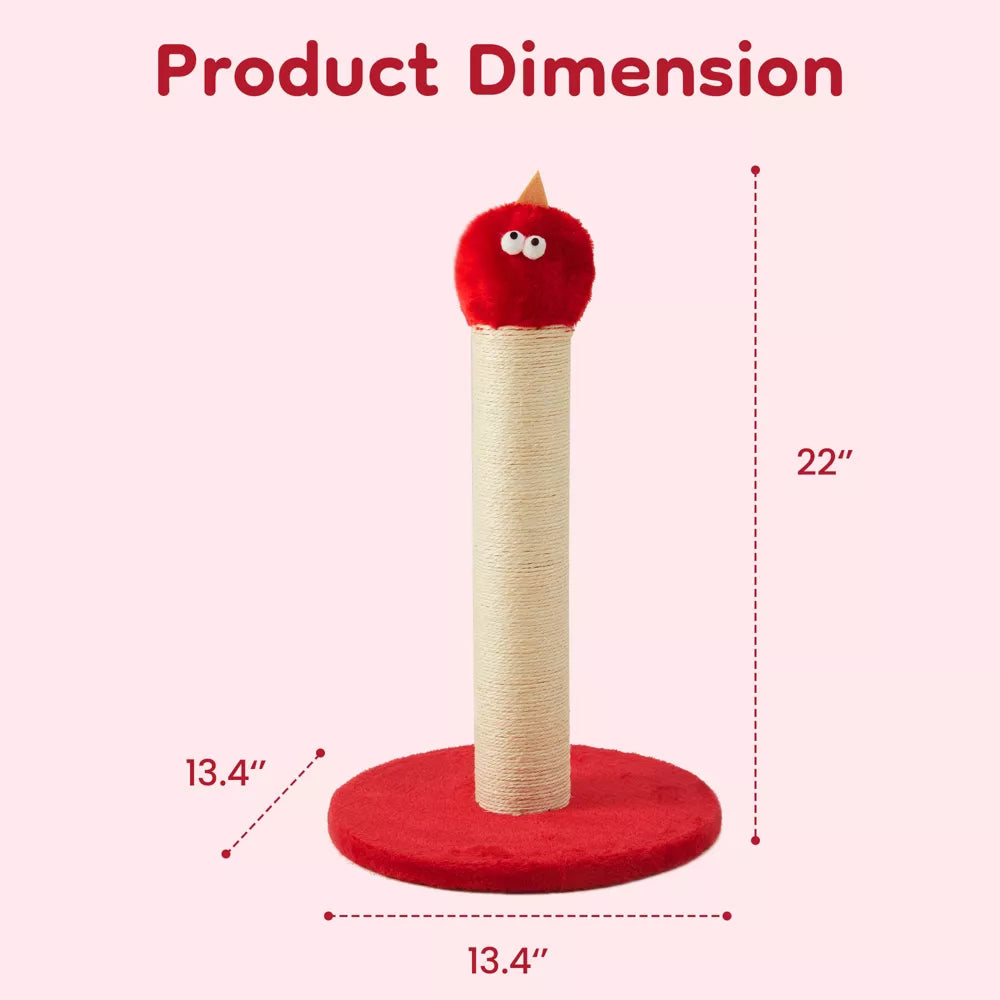 Tall Sisal Monster Style Cat Scratching Post
